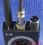 Wanzensuchgerät K-18 - Antenne, Sonde und Regler
